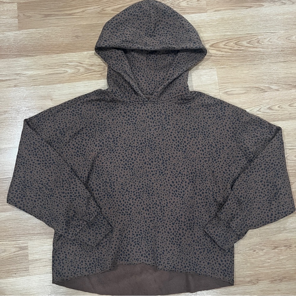 Abercrombie & Fitch Cheetah print hoodie